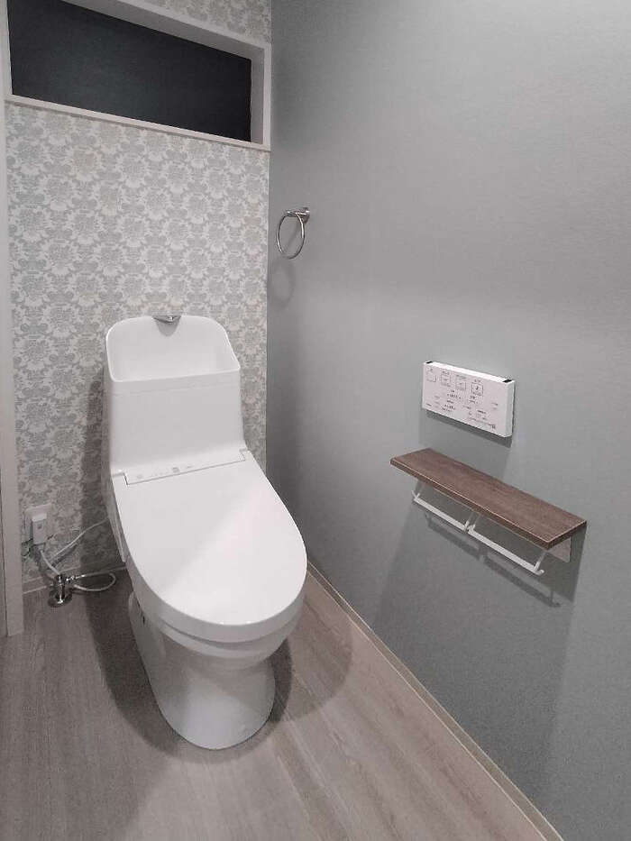 【施工後】お風呂の前後にトイレが使いやすい、動線の良いレイアウト