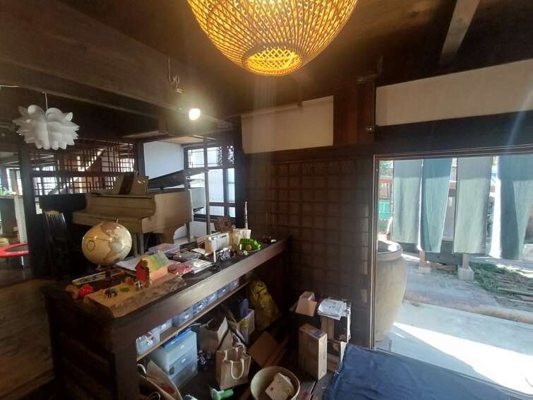 施工前の玄関