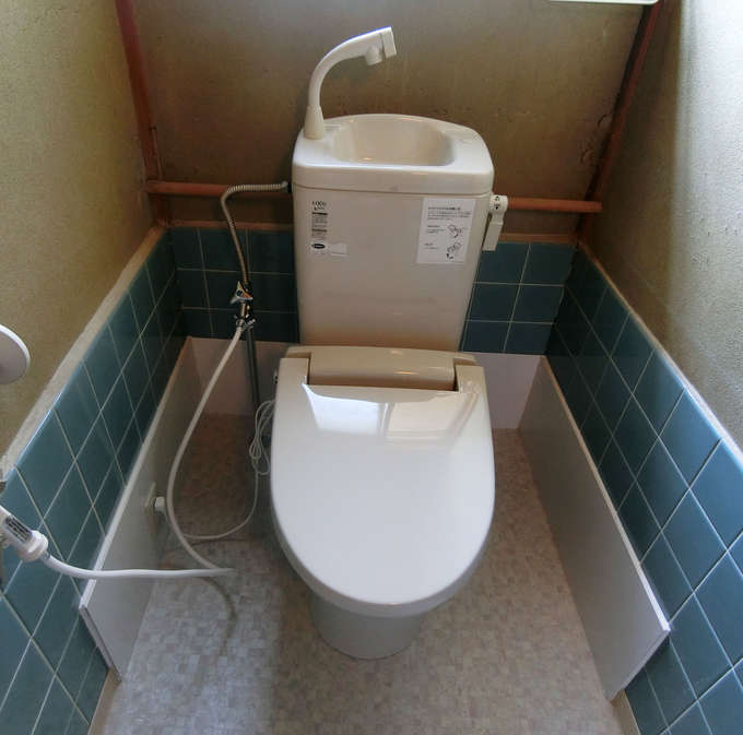 補助金を使い、汲み取り和式トイレから簡易水洗洋式トイレにリフォーム 施工例・費用のご紹介 岡山市でトイレ